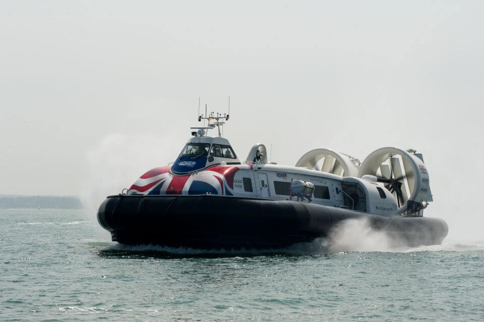 Take a Hovercraft Flight to the Isle of Wight
