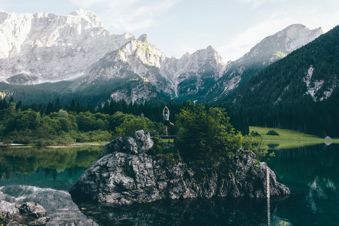 Yoga Laghi di Fusine Italy