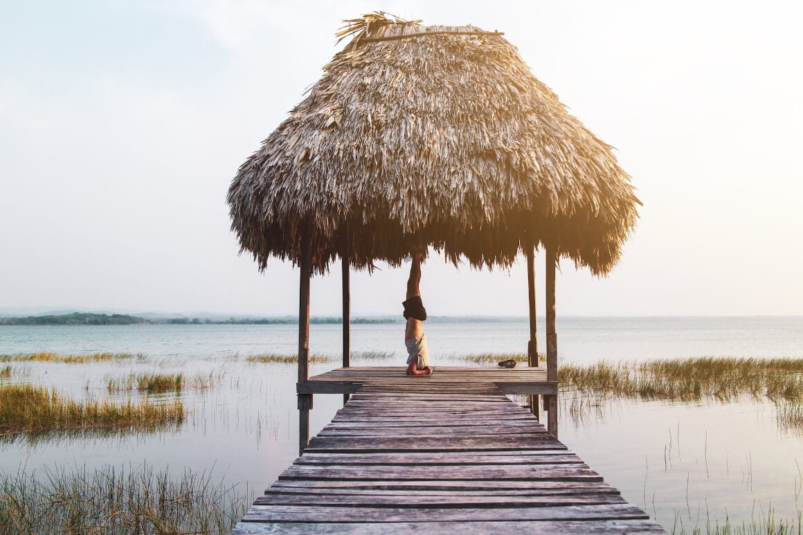 Yoga in Peten Itza Guatemala