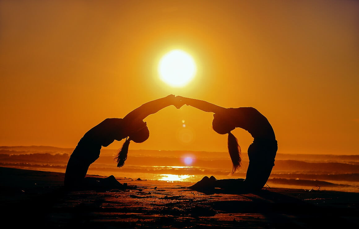 Yoga in the beach Morocco