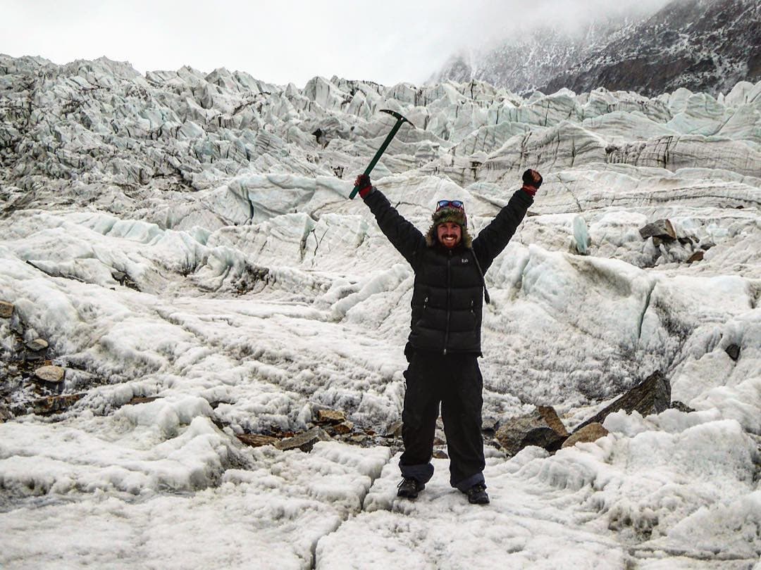 Pakistan Travel will on a glacier in pakistan