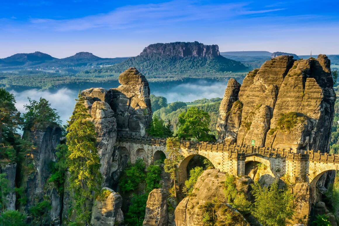 Bastei Bridge Saxon Switzerland Germany