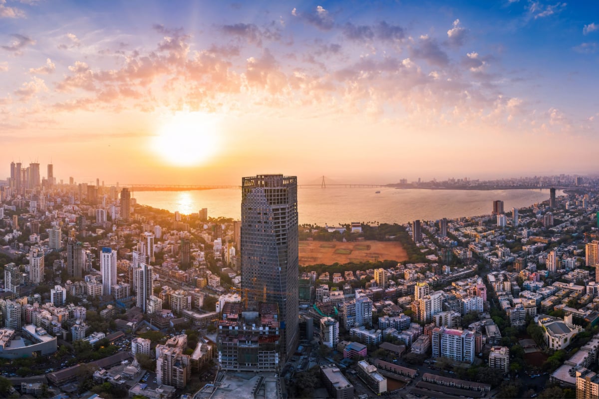 aerial view of downtown where to stay in mumbai