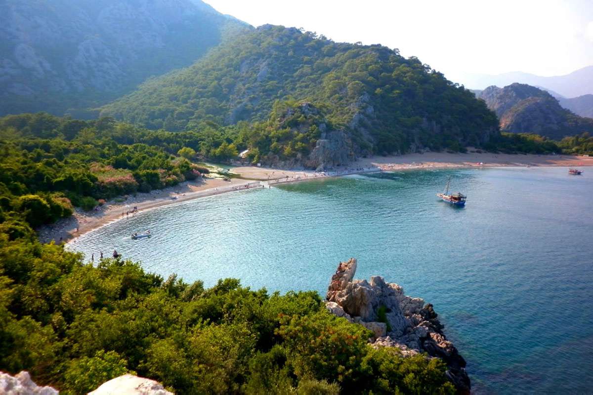 olympos beach, turkey