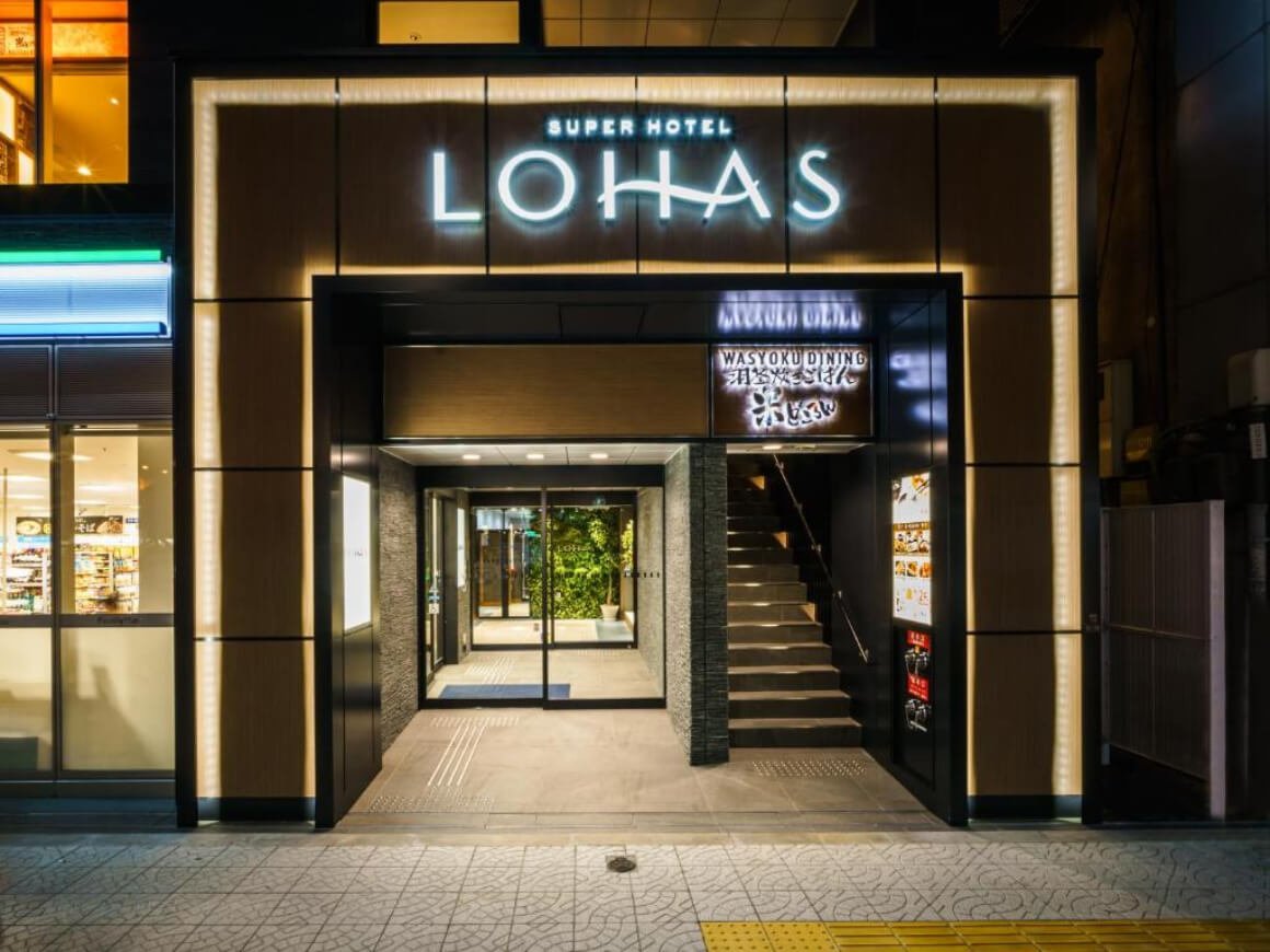 Super Hotel Lohas Honmachi in Honmachi, Osaka, Japan