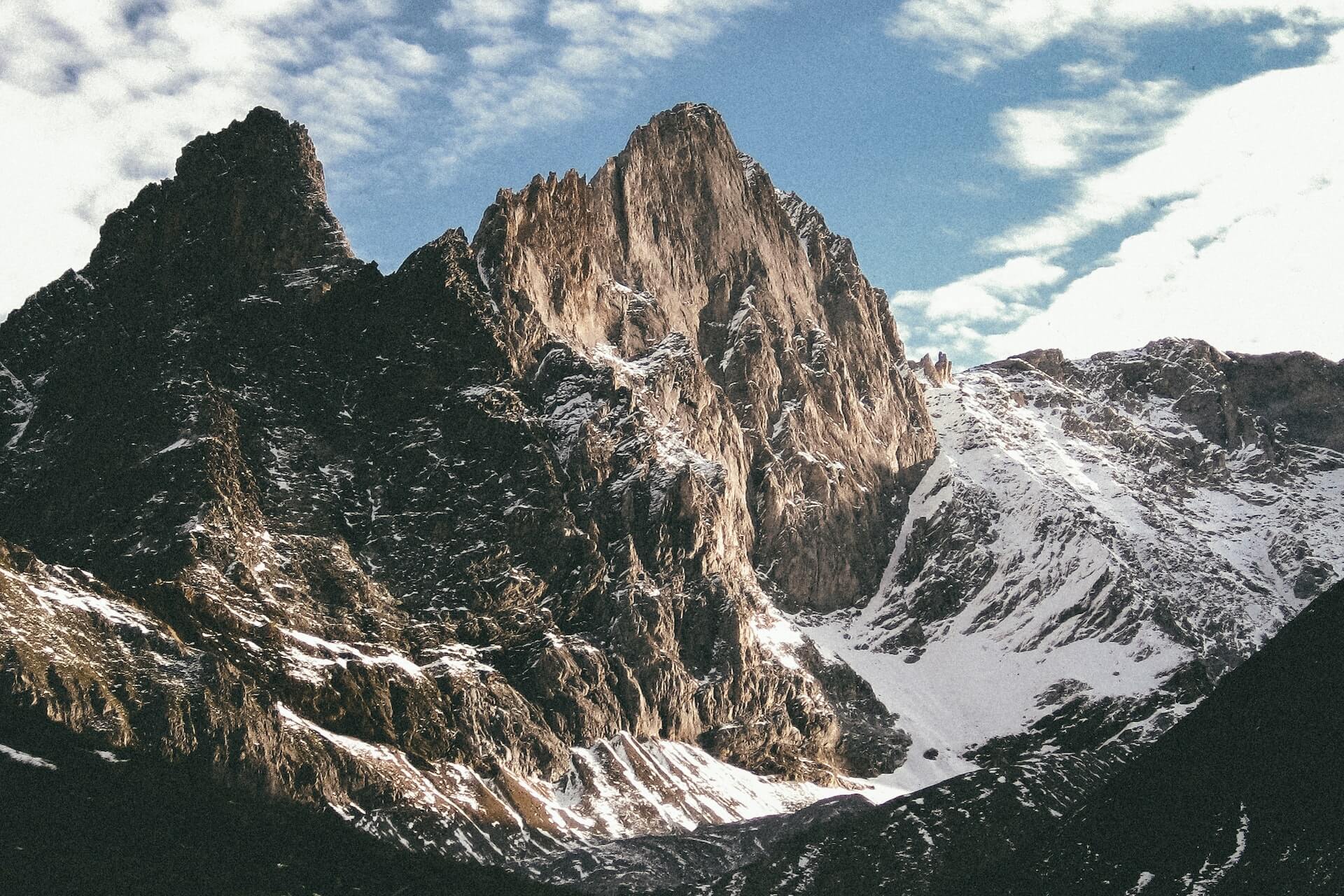 A landscape image of mountains in Vanoise National Park