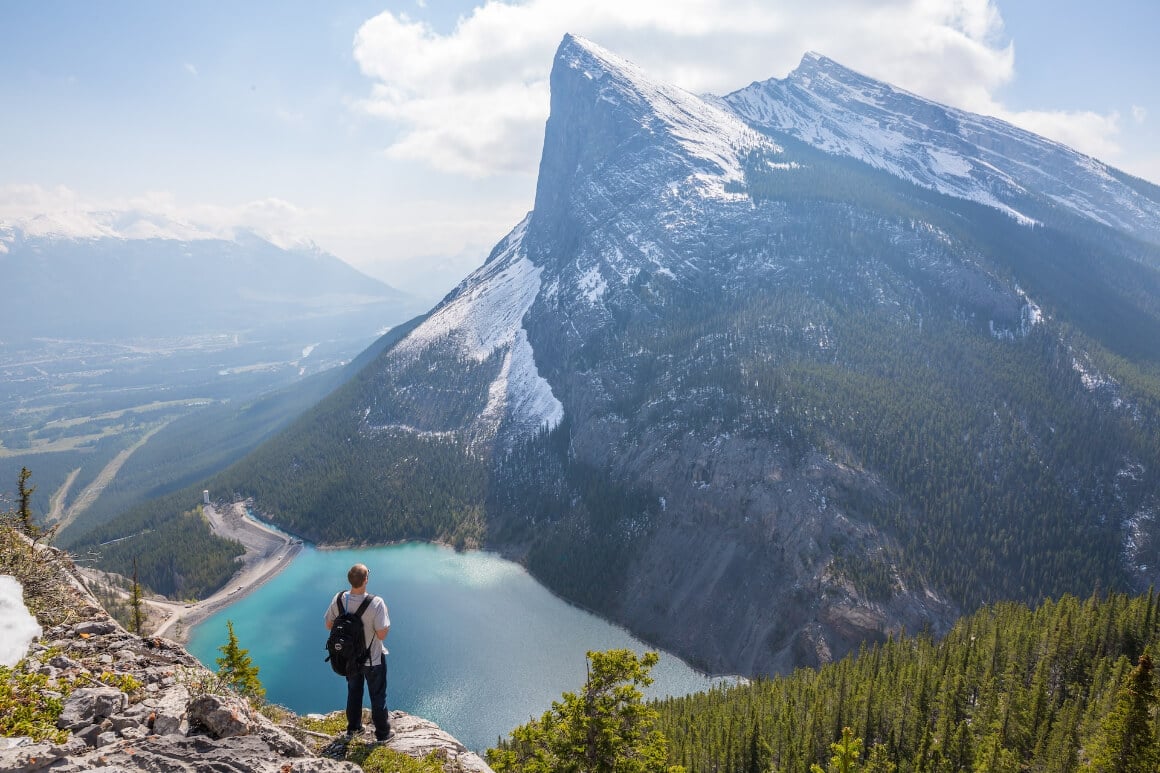 Backpacker in Canada