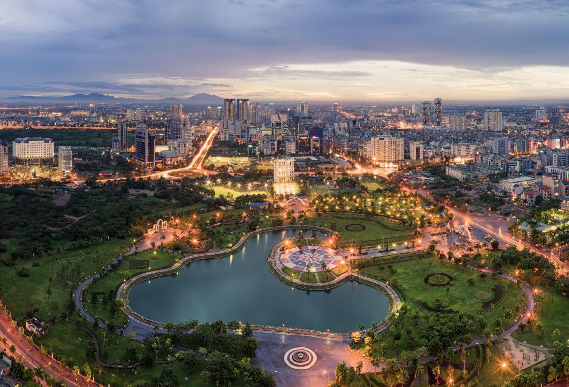 Cau Giay park Hanoi 