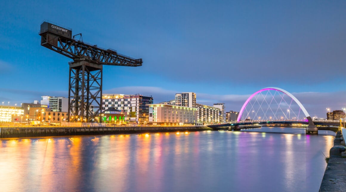 Clyde Arc Glasgow Scotland