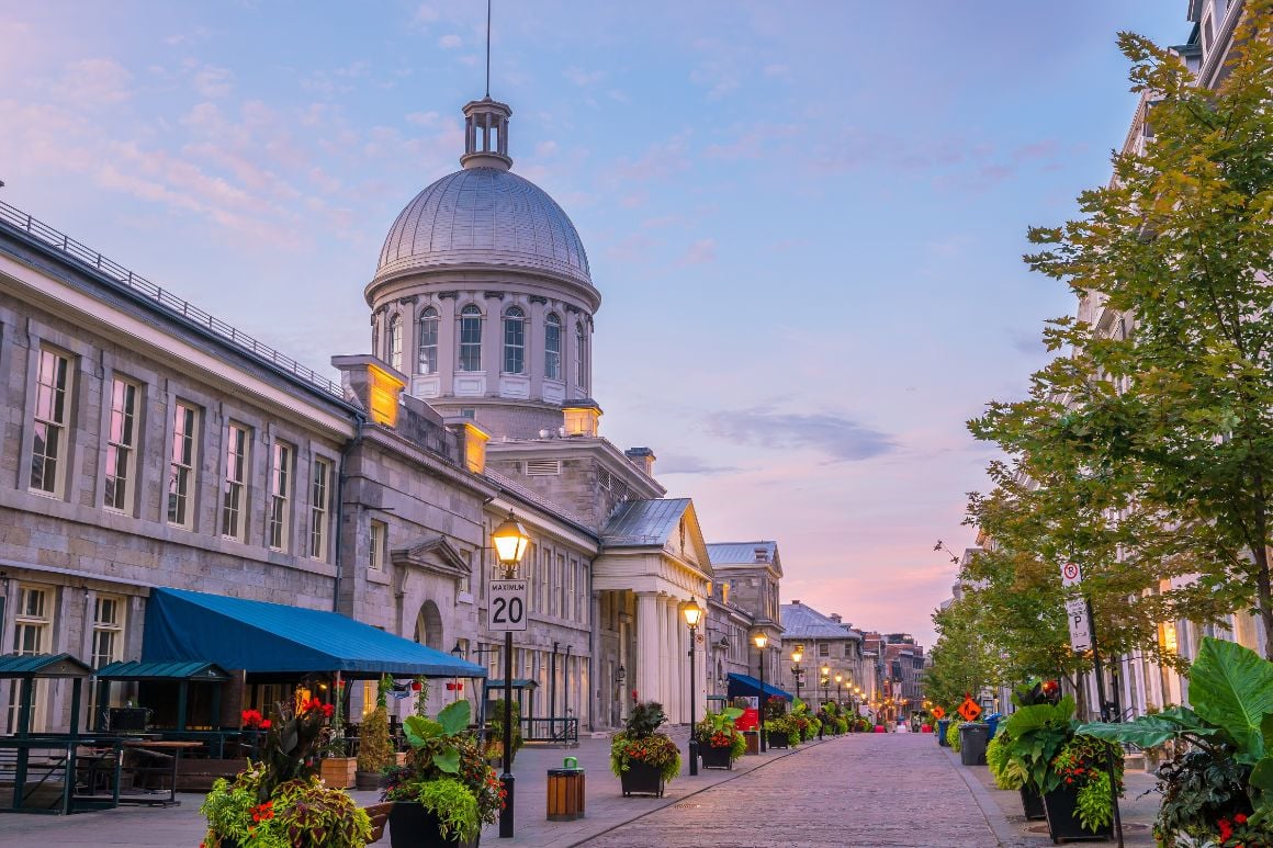 Cobbled streets Montreal