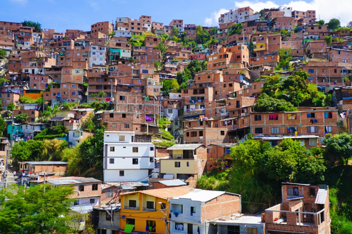 Medellin Colombia Slums