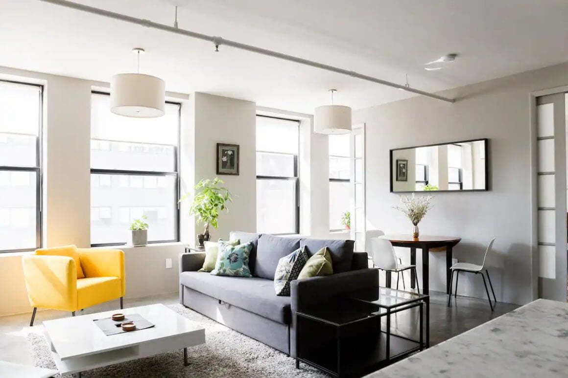 Naturally Lit Modern Loft Boston Massachusetts