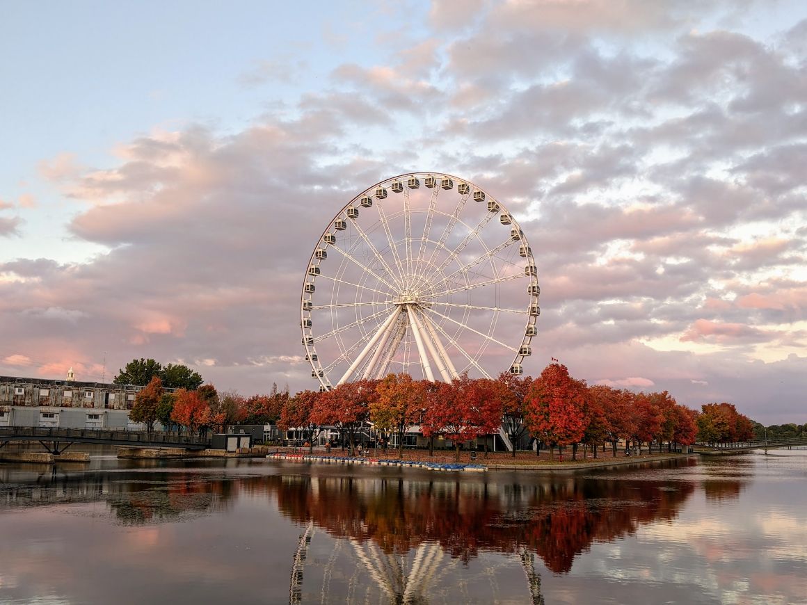 Ferris Wheel in Old port Montreal