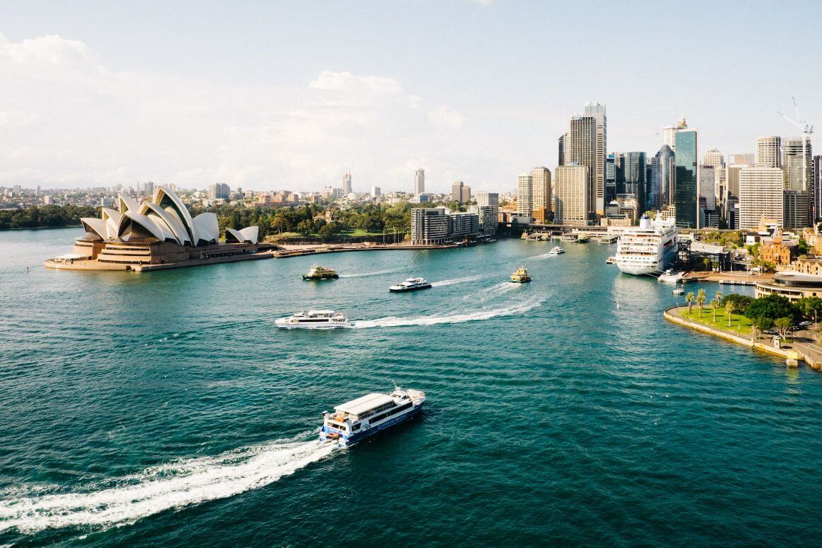 Sydney Opera House and City View