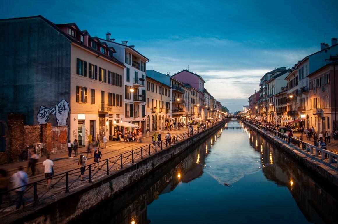 Canal in Milan