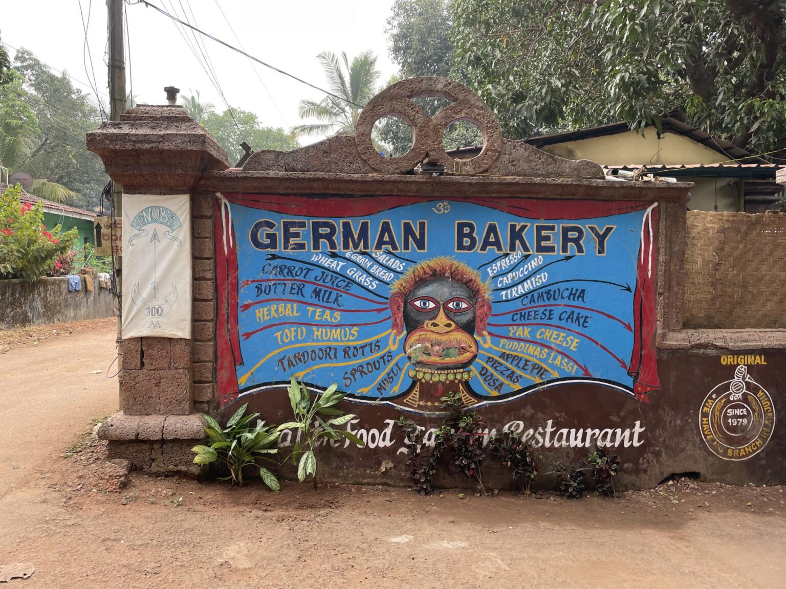 The German Bakery in Goa