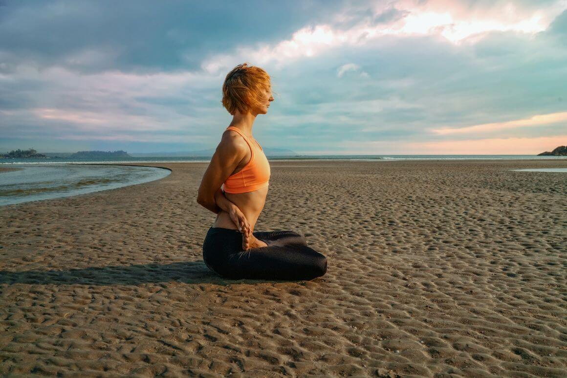 Lotus pose yoga Goa