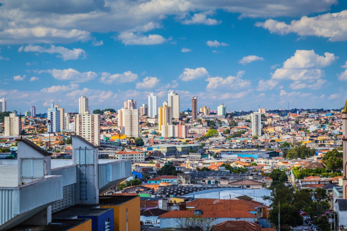 Skyline of Sao Paulo Brazil