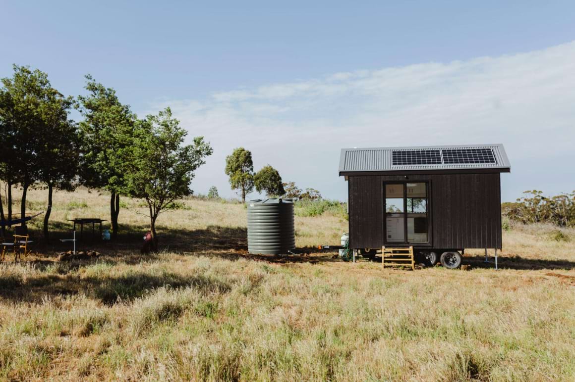 australian wilderness tiny home