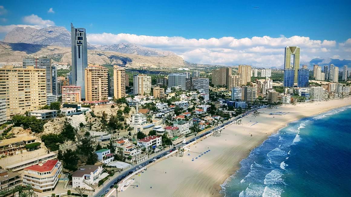 Alicante skyline Spain