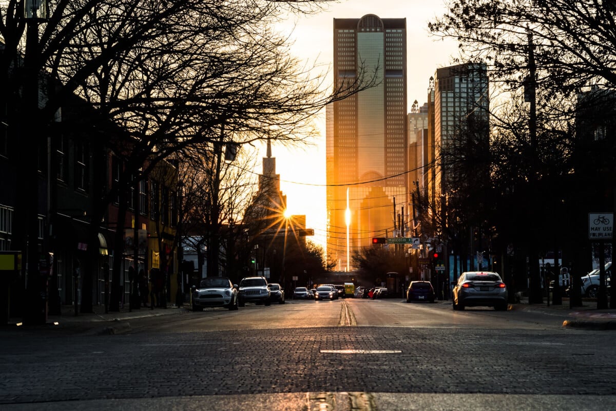 Dallas' Deep Ellum at dawn