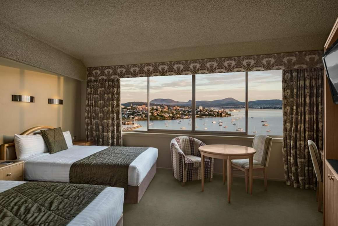 Double Room with Harbor View at Wrest Point
