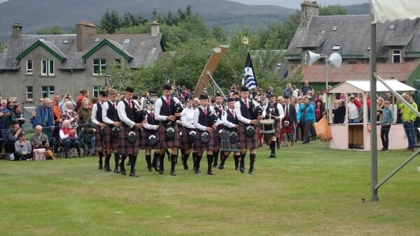 Killin Highland Games festival in Scotland