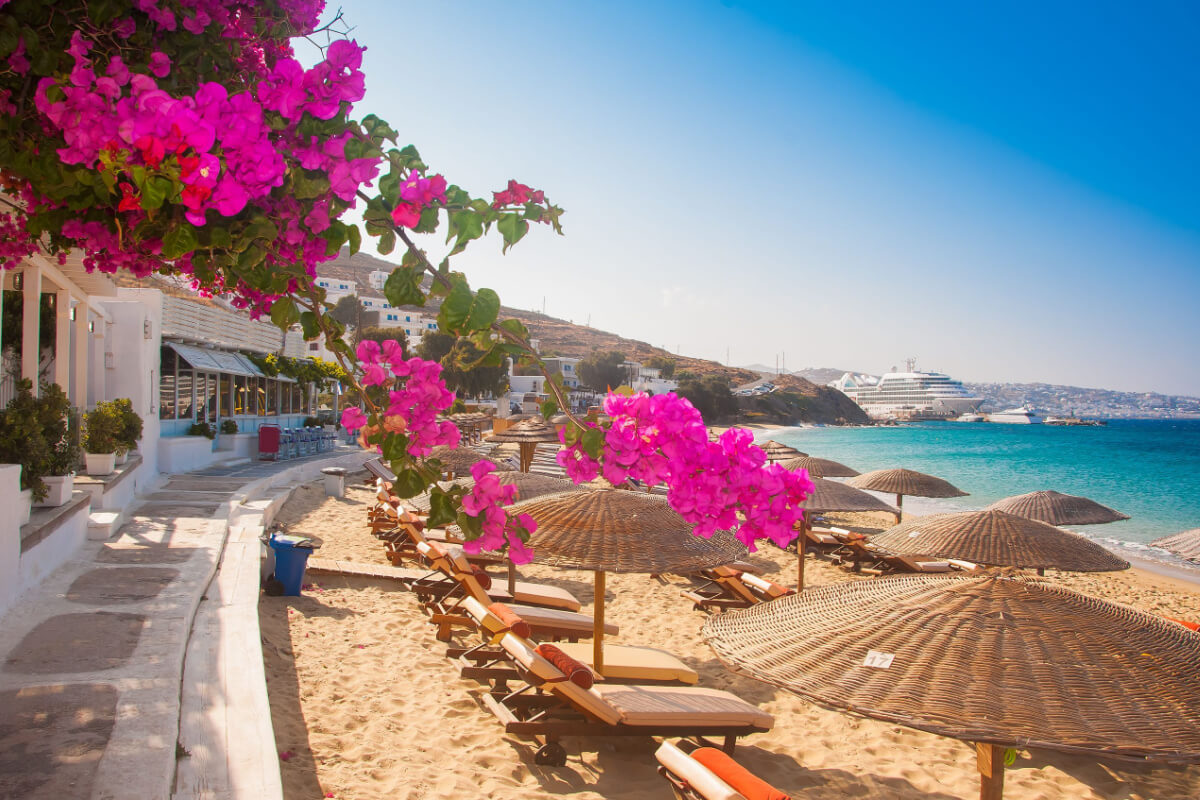 Mykonos beach