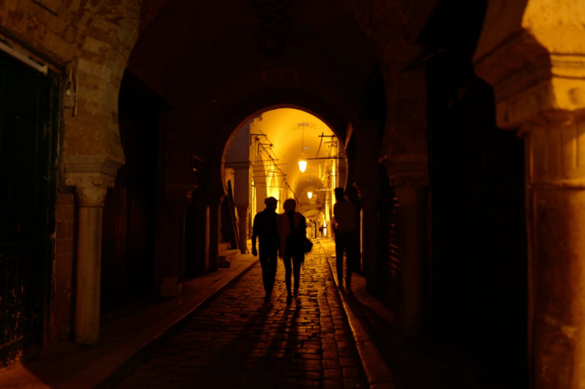 Night of medina Tunisia