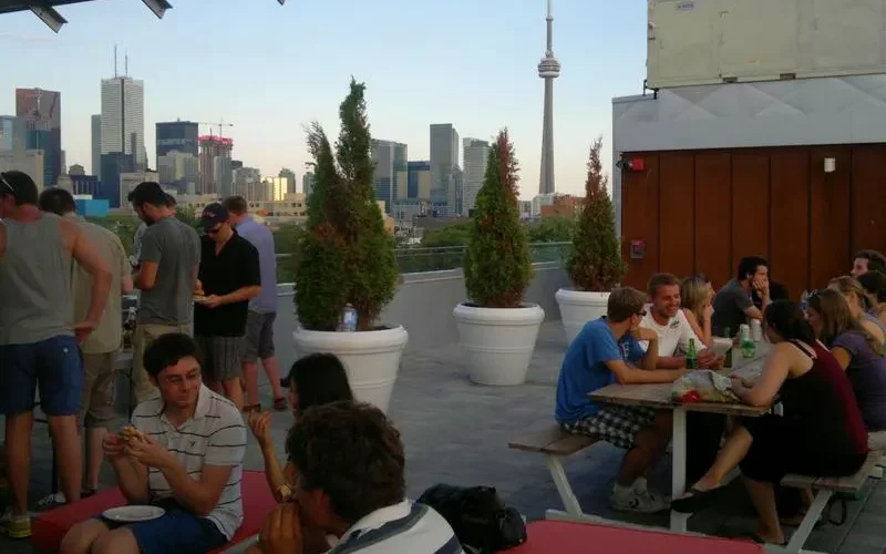 Planet Traveller Hostel's rooftop terrace