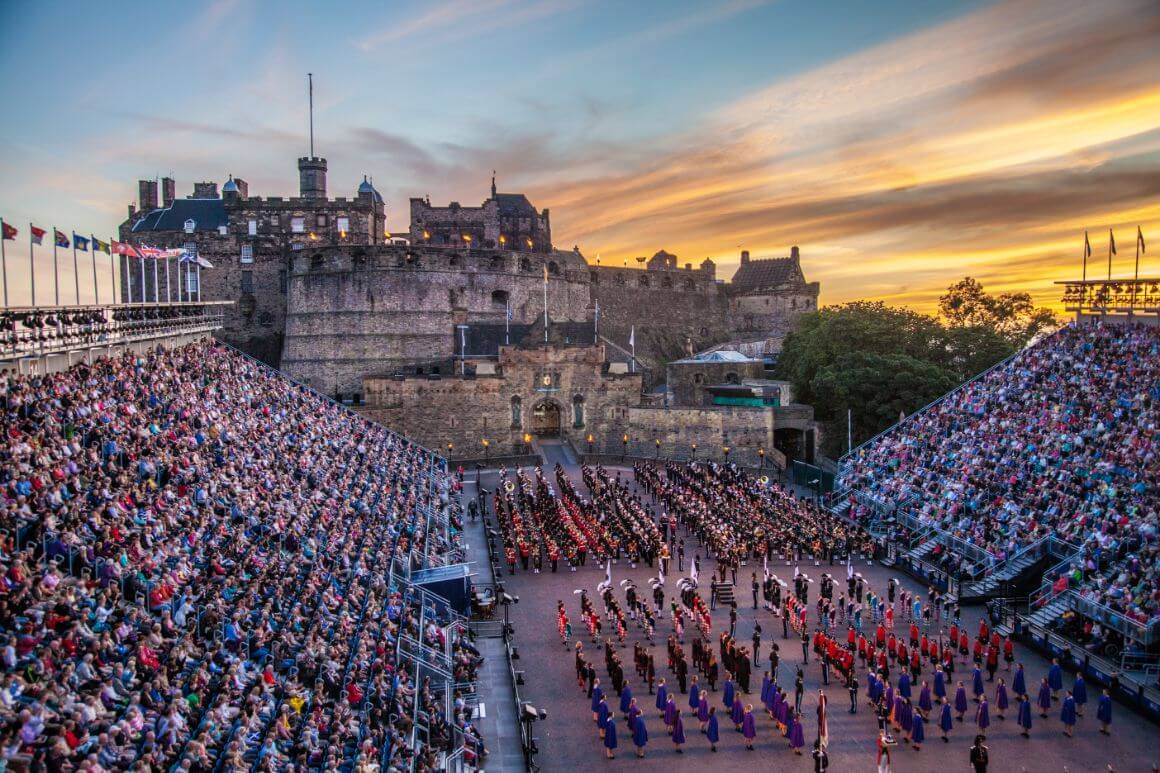 Royal Edinburgh Military Tattoo festival in Edinburgh