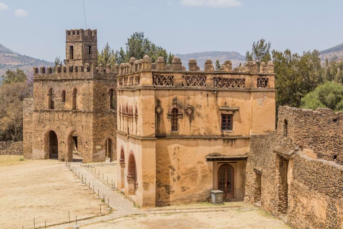 ethiopia gondar royal archive and library buildings