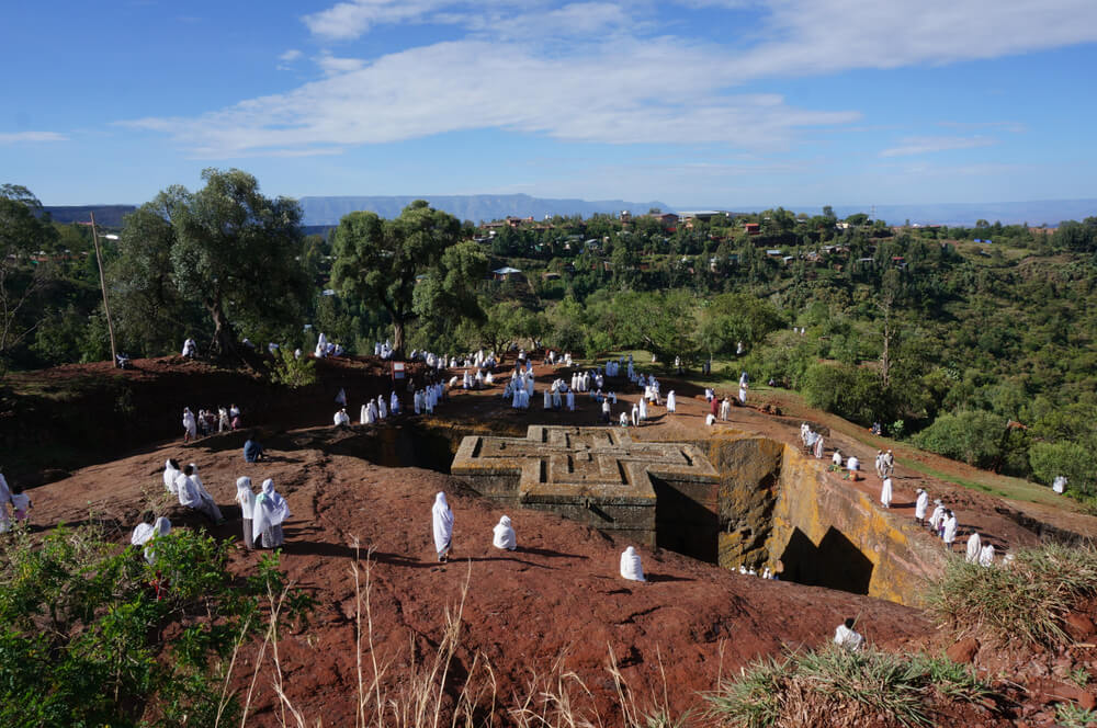 ethiopia pilgrims lalibela st george church