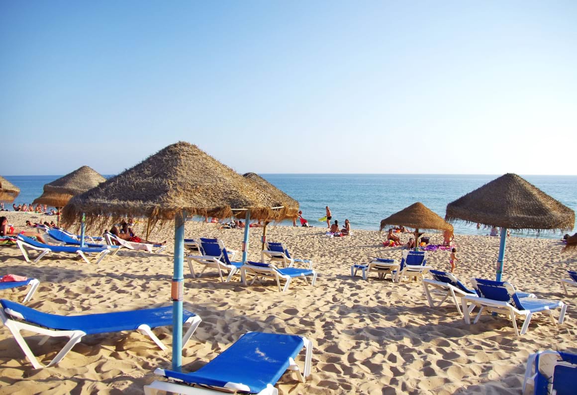 Beach in Faro Portugal