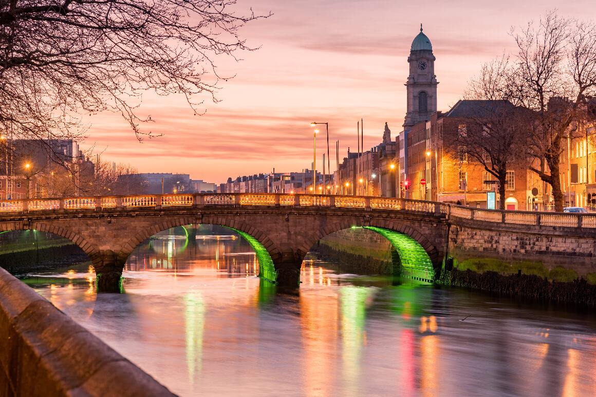 Grattan Bridge in Dublin