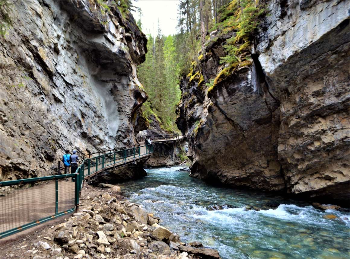 Johnston Canyon in Banff National Park Alberta