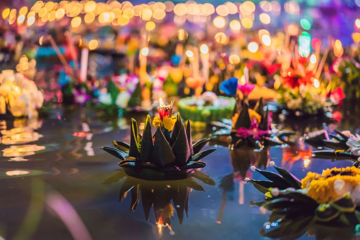 Loy Krathong festival in Thailand