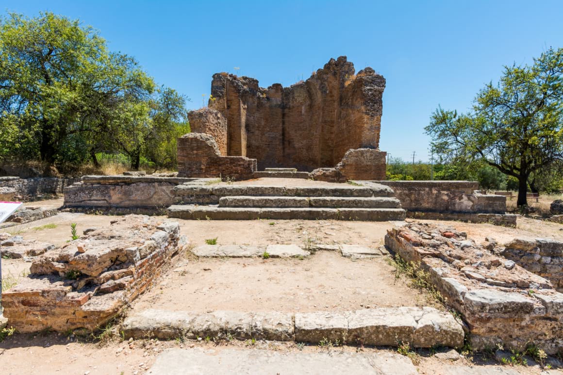 Roman ruins of Milreu Faro Portugal