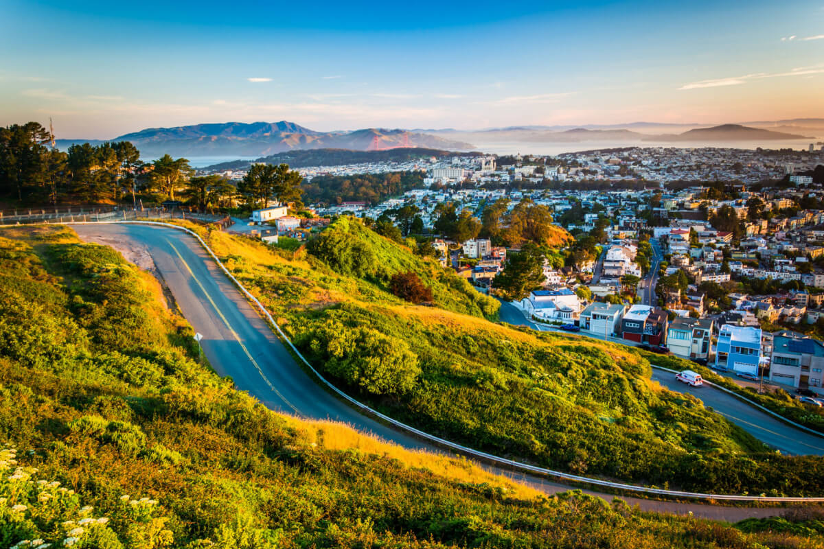 San Francisco Landscape from Twin Peaks