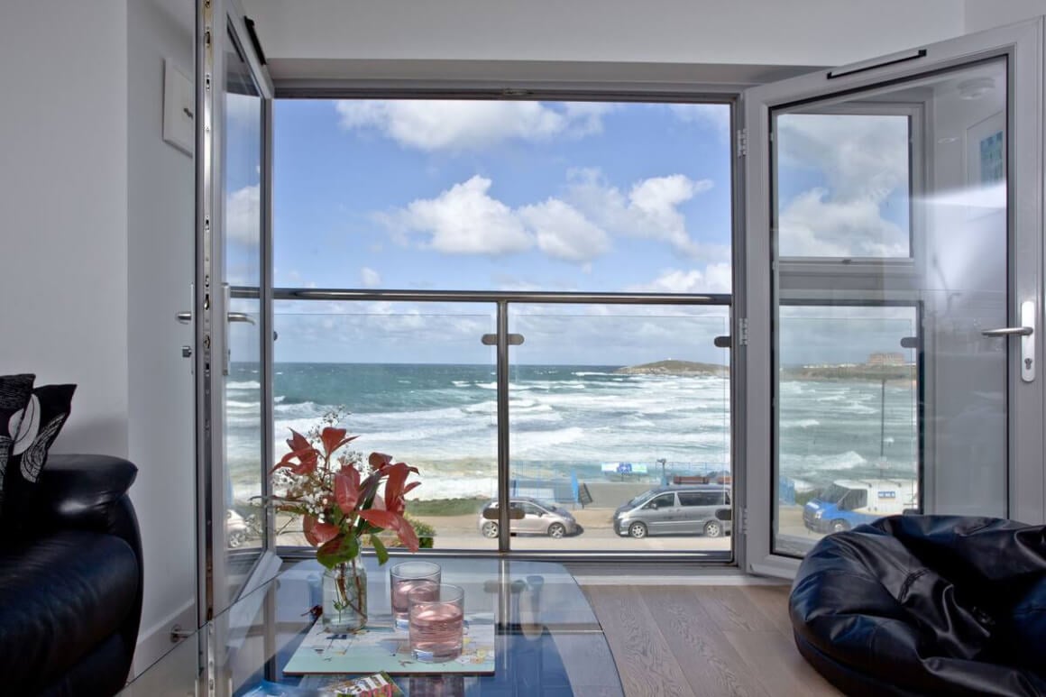 Stunning Apartment Overlooking Fistral Beach
