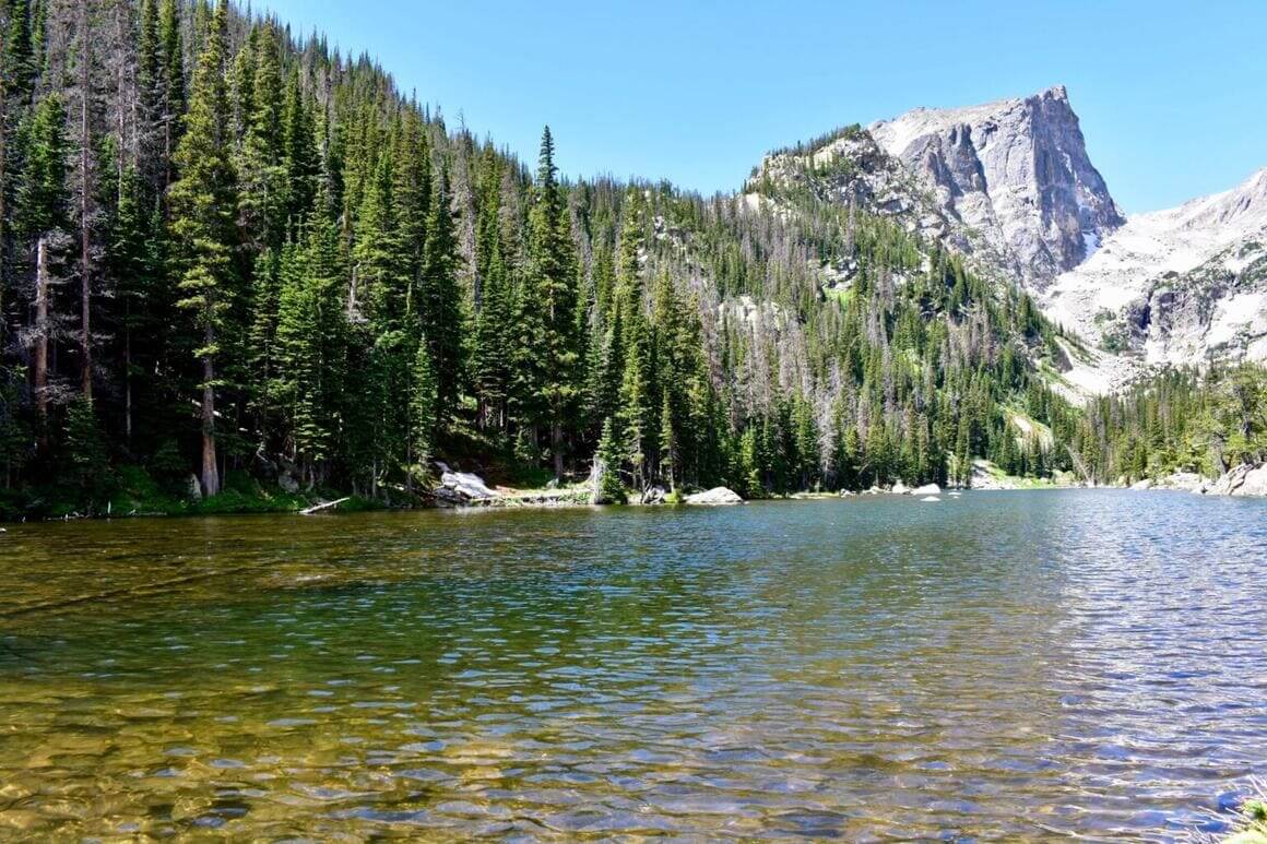 colorado emerald lake rocky mountain national park