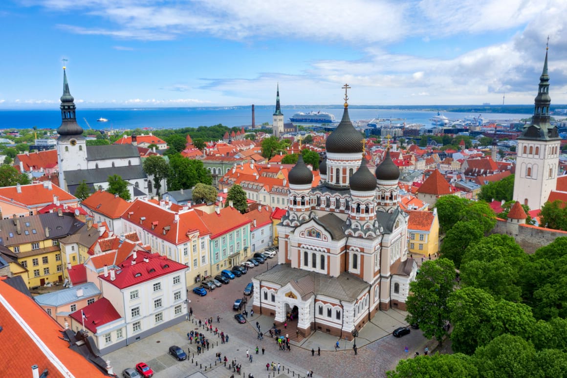 Central Tallinn Estonia