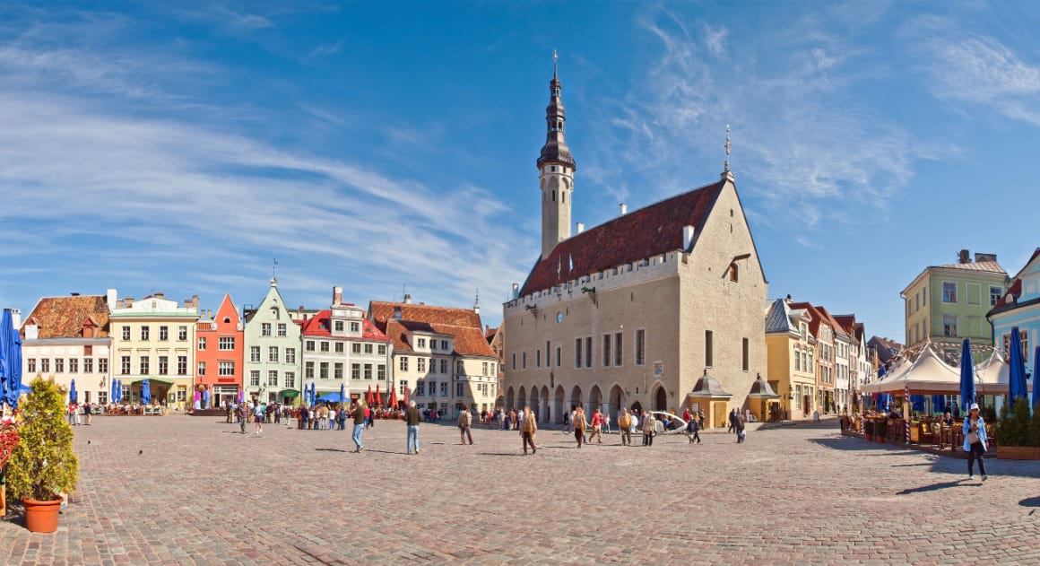 Medieval Town Hall and Town Hall Square Tallinn