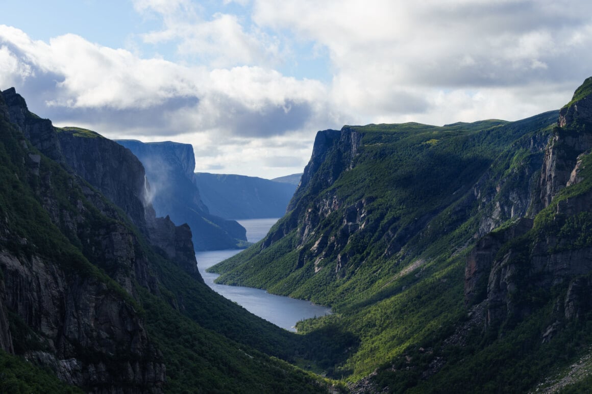 Western Brook Pond Newfoundland Canada