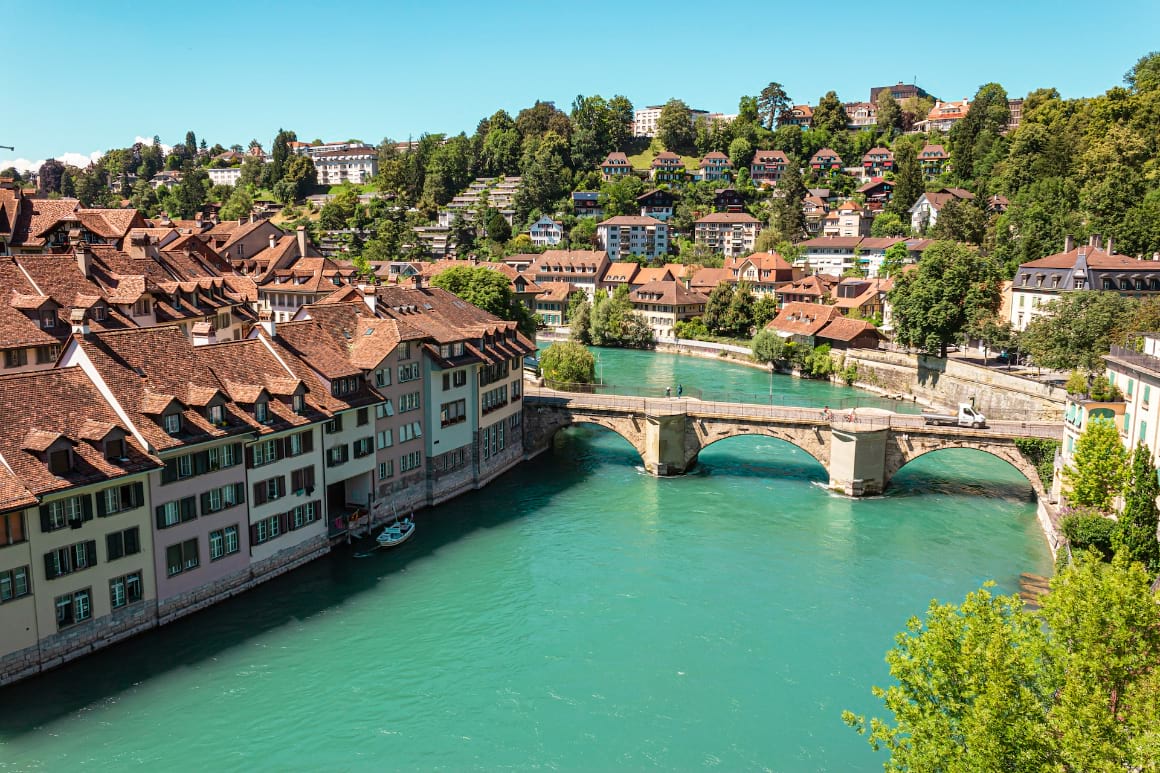 Aare river Bern