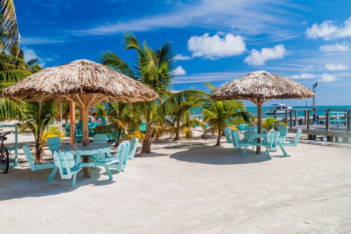 Caye Caulker island in Belize