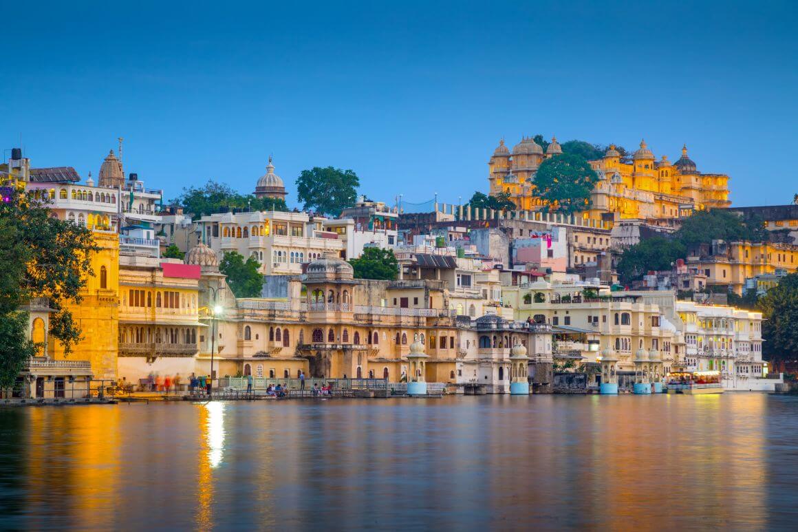 City Palace and Pichola lake Udaipur