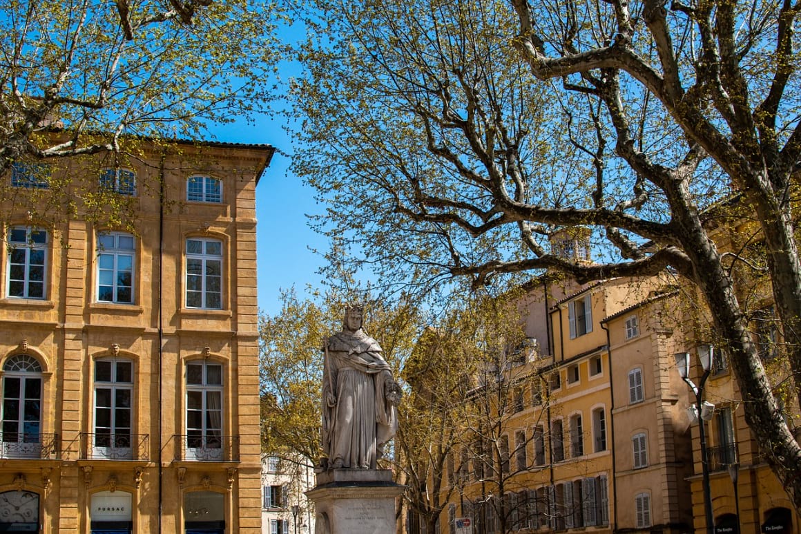 Cours Mirabeau Fontaine du Roi Rene