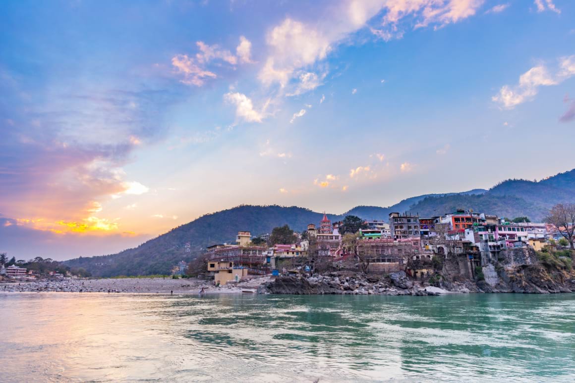 Dusk time at Rishikesh