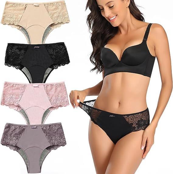 Intiflower Period Underwear for Women